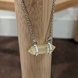 Forever 21 Faux Crystal Necklace